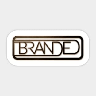 Branded - the Anti-Brand Sticker